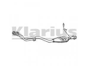 KLARIUS 322282 katalizatoriaus keitiklis 
 Išmetimo sistema -> Katalizatoriaus keitiklis
2094900419