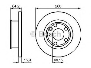 BOSCH 0 986 478 547 stabdžių diskas 
 Dviratė transporto priemonės -> Stabdžių sistema -> Stabdžių diskai / priedai
701 615 301, 701 615 301 C
