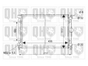 QUINTON HAZELL QER1667 radiatorius, variklio aušinimas
191 121 253AL, 191 121 253AL, 191 121 253AL