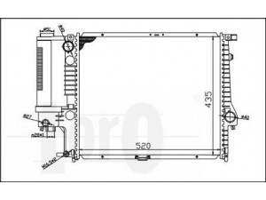 LORO 004-017-0002 radiatorius, variklio aušinimas 
 Aušinimo sistema -> Radiatorius/alyvos aušintuvas -> Radiatorius/dalys
1247376, 1469177, 17111247376, 17111469177