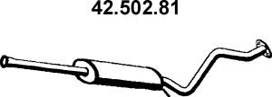 EBERSPÄCHER 42.502.81 vidurinis duslintuvas 
 Išmetimo sistema -> Duslintuvas
28700-1C060