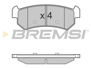 BREMSI BP3148 stabdžių trinkelių rinkinys, diskinis stabdys 
 Techninės priežiūros dalys -> Papildomas remontas
13196405, 5550085Z00, 96405131