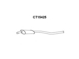 VENEPORTE CT15425 priekinis duslintuvas 
 Išmetimo sistema -> Duslintuvas
171798, 96134902