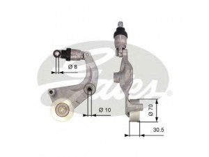 GATES T39110 įtempiklio svirtis, V formos rumbuotas diržas 
 Diržinė pavara -> V formos rumbuotas diržas/komplektas -> Įtempiklis
31170RNAA01, 31170RNAA02, 31170RNAA11