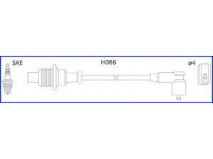 HITACHI 134431 uždegimo laido komplektas 
 Kibirkšties / kaitinamasis uždegimas -> Uždegimo laidai/jungtys
5967L0, 5967L7, 5967N7, 9609493380