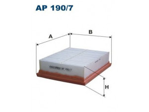 FILTRON AP190/7 oro filtras 
 Filtrai -> Oro filtras
71750588, 1378079J80, 1378079J80000
