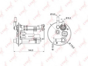LYNXauto LF-979M kuro filtras 
 Techninės priežiūros dalys -> Papildomas remontas
15310-78F00, 15310-78F01