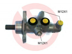 BREMBO M 50 037 pagrindinis cilindras, stabdžiai 
 Stabdžių sistema -> Pagrindinis stabdžių cilindras
0054308401, 54308401, 010635, 24202317043