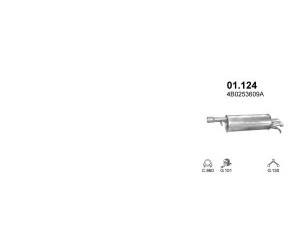 POLMO POLMO30213 išmetimo sistema 
 Išmetimo sistema -> Išmetimo sistema, visa