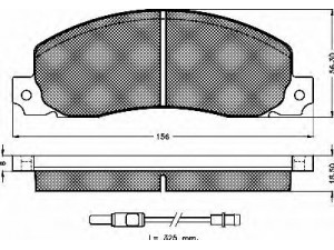 BSF 10195 stabdžių trinkelių rinkinys, diskinis stabdys 
 Techninės priežiūros dalys -> Papildomas remontas
4403271, 4403272, 9111271, 9111272