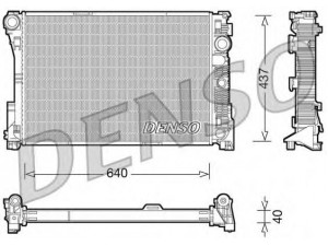 DENSO DRM17045 radiatorius, variklio aušinimas 
 Aušinimo sistema -> Radiatorius/alyvos aušintuvas -> Radiatorius/dalys
2045000703