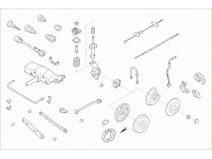 SACHS FORD-MONDE-RS009 vairavimo mechanizmas; rato pakaba 
 Ašies montavimas/vairavimo mechanizmas/ratai -> Prekių paieška pagal schemą