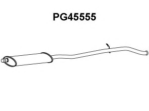 VENEPORTE PG45555 vidurinis duslintuvas 
 Išmetimo sistema -> Duslintuvas
1717C7, 9675728380