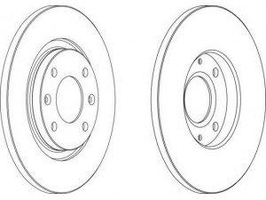 FERODO DDF1000-1 stabdžių diskas 
 Dviratė transporto priemonės -> Stabdžių sistema -> Stabdžių diskai / priedai
4246R1, 4246R4, 4246R2