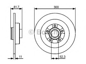 BOSCH 0 986 479 446 stabdžių diskas 
 Stabdžių sistema -> Diskinis stabdys -> Stabdžių diskas
43 20 000 15R