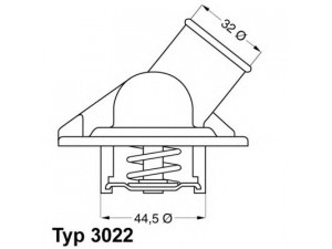 WAHLER 3022.87D termostatas, aušinimo skystis 
 Aušinimo sistema -> Termostatas/tarpiklis -> Thermostat
431 1105, 431 7492, 431 1105, 431 1105