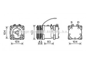 AVA QUALITY COOLING UVK085 kompresorius, oro kondicionierius