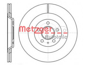 METZGER 61267.10 stabdžių diskas 
 Stabdžių sistema -> Diskinis stabdys -> Stabdžių diskas
8K0 615 601C