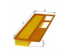 UNIFLUX FILTERS XA497 oro filtras 
 Filtrai -> Oro filtras
517 753 24, 551 832 65, 551 938 49
