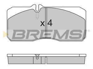 BREMSI BP7267 stabdžių trinkelių rinkinys, diskinis stabdys 
 Techninės priežiūros dalys -> Papildomas remontas
MDP987, MDP987X, 81508006010, 81508006011