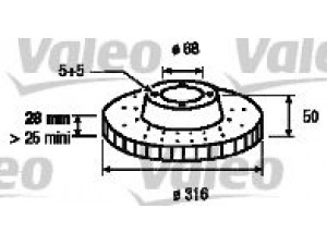 VALEO 197057 stabdžių diskas 
 Stabdžių sistema -> Diskinis stabdys -> Stabdžių diskas
30636074, 30736406