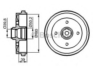 BOSCH 0 986 477 111 stabdžių būgnas 
 Stabdžių sistema -> Būgninis stabdys -> Stabdžių būgnas
171 501 615 B, 191 501 615 B, 171 501 615 B