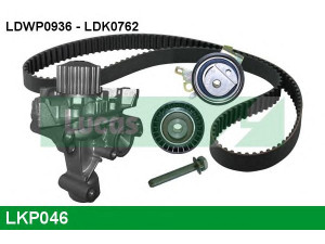 LUCAS ENGINE DRIVE LKP046 vandens siurblio ir paskirstymo diržo komplektas 
 Aušinimo sistema -> Vandens siurblys/tarpiklis -> Vandens siurblys