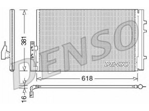 DENSO DCN05014 kondensatorius, oro kondicionierius 
 Oro kondicionavimas -> Kondensatorius
64539216143
