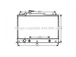 AVA QUALITY COOLING MZ2210 radiatorius, variklio aušinimas 
 Aušinimo sistema -> Radiatorius/alyvos aušintuvas -> Radiatorius/dalys
L33L15200