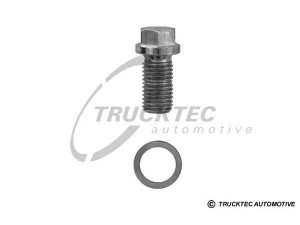 TRUCKTEC AUTOMOTIVE 02.43.118 alyvos išleidimo kaištis, alyvos karteris