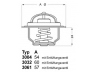 WAHLER 3004.88D1 termostatas, aušinimo skystis 
 Aušinimo sistema -> Termostatas/tarpiklis -> Thermostat
1 452 357, 891F 8575 AA