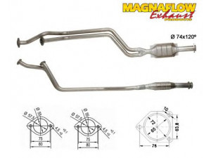 MAGNAFLOW 85052D katalizatoriaus keitiklis 
 Išmetimo sistema -> Katalizatoriaus keitiklis
1244905020