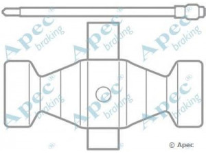 APEC braking KIT1054 priedų komplektas, stabdžių trinkelė 
 Stabdžių sistema -> Būgninis stabdys -> Dalys/priedai
0041643000