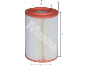 MFILTER A 266 oro filtras 
 Techninės priežiūros dalys -> Techninės priežiūros intervalai
044 129 620