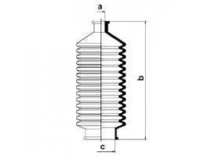 SPIDAN 83534 gofruotoji membrana, vairavimas 
 Vairavimas -> Gofruotoji membrana/sandarinimai
53534 634 020, 53534634000, 53534634010