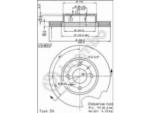 BREMBO 09.3023.20 stabdžių diskas 
 Stabdžių sistema -> Diskinis stabdys -> Stabdžių diskas
7550923, 7650707