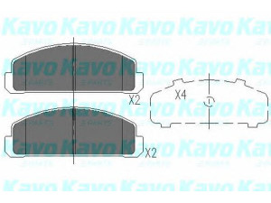 KAVO PARTS KBP-4515 stabdžių trinkelių rinkinys, diskinis stabdys 
 Techninės priežiūros dalys -> Papildomas remontas
852349230A, 853233625, 853233625A
