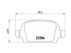 BREMBO P 59 037 stabdžių trinkelių rinkinys, diskinis stabdys 
 Techninės priežiūros dalys -> Papildomas remontas
09200132, 1605085, 1605965, 1605994