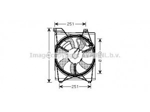 AVA QUALITY COOLING KA7516 ventiliatorius, radiatoriaus 
 Aušinimo sistema -> Oro aušinimas
253801G050, 253801G051, 977301G000