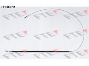 FTE FBS03011 trosas, stovėjimo stabdys 
 Stabdžių sistema -> Valdymo svirtys/trosai
34 41 1 156 436, 34 41 1 162 005