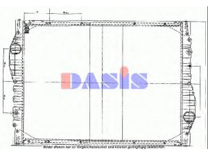AKS DASIS 460330T radiatorius, variklio aušinimas