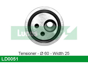 LUCAS ENGINE DRIVE LD0051 įtempiklio skriemulys, paskirstymo diržas
7541718