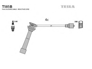 TESLA T585B uždegimo laido komplektas 
 Kibirkšties / kaitinamasis uždegimas -> Uždegimo laidai/jungtys
33705-57B21, 33705-60G20