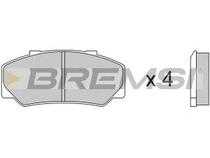 BREMSI BP2267 stabdžių trinkelių rinkinys, diskinis stabdys 
 Techninės priežiūros dalys -> Papildomas remontas
2177828, 2701944, 271179, 2711794