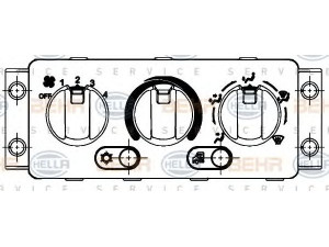 HELLA 5DS 351 320-261 valdymo blokas, šildymas / ventiliacija
20992943