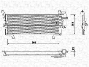MAGNETI MARELLI 350203112000 kondensatorius, oro kondicionierius 
 Oro kondicionavimas -> Kondensatorius
46431789