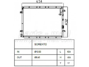 PARTS-MALL PXNCB-038 kondensatorius, oro kondicionierius
976063E000