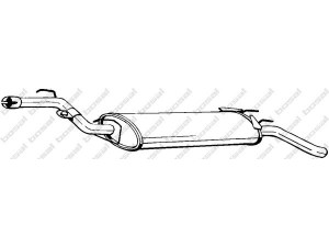 BOSAL 190-691 galinis duslintuvas 
 Išmetimo sistema -> Duslintuvas
1725.73, 9750.8179, 1725.73