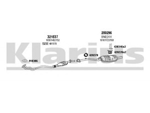KLARIUS 060277E išmetimo sistema 
 Išmetimo sistema -> Išmetimo sistema, visa