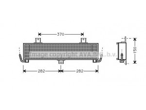 AVA QUALITY COOLING HY3028 alyvos aušintuvas, variklio alyva 
 Aušinimo sistema -> Radiatorius/alyvos aušintuvas -> Alyvos aušintuvas
2640043154, 2640043180